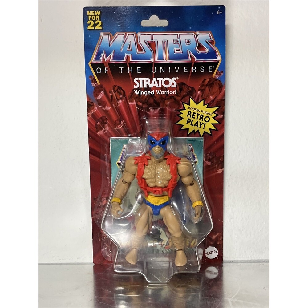 NEW 2022 Masters of the Universe Origins STRATOS Comic Wave 7 MOTU Retro NIB